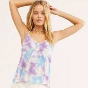 🩵CLOSET CLEAN OUT 💜 Free People Tie Dye Cami